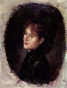 Nicolae Grigorescu Portrat der Frau Alexianu Sweden oil painting artist